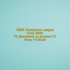 UEFA Champions League Final 2006 Barcelona Home - Barcelona VS Arsenal Match Details