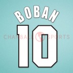 AC Milan 1998-2000 Boban #10 Homekit Nameset Printing