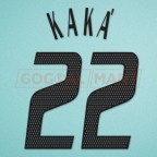 AC Milan 2002-2004 Kaka #22 Awaykit Nameset Printing