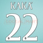AC Milan 2014-2015 Kaka #22 Homekit Nameset Printing 
