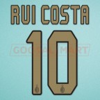 AC Milan 2004-2007 Rui Costa #10 Homekit Nameset Printing