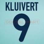 Barcelona 2001-2002 Kluivert #9 Awaykit Nameset Printing