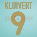 Barcelona 2001-2002 Kluivert #9 Homekit Nameset Printing
