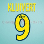 Barcelona 2002-2004 Kluivert #9 Homekit Nameset Printing