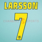 Barcelona 2004-2006 Larsson #7 Homekit Nameset Printing