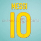 Barcelona 2011-2012 Messi #10 Homekit Nameset Printing