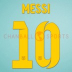 Barcelona 2012-2014 Messi #10 Homekit Nameset Printing