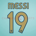Barcelona 2006-2007 Messi #19 Home/Awaykit Nameset Printing