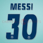Barcelona 2004-2006 Messi #30 Awaykit Nameset Printing