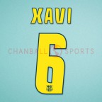 Barcelona 2004-2006 Xavi #6 Homekit Nameset Printing