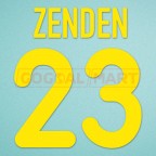 Barcelona 2000-2001 Zenden #23 Homekit Nameset Printing