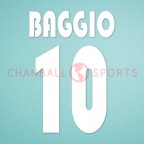 Brescia 2001-2002 Baggio #10 Homekit Nameset Printing 