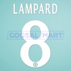 Chelsea 2013-2015 Lampard #8 Champions League Homekit Nameset