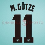Dortmund 2011-2012 M.Gotze #11 Homekit Nameset Printing