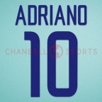 Inter Milan 2002-2004 Adriano #10 3rd Awaykit Nameset Printing