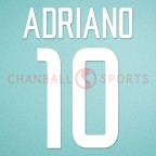 Inter Milan 2002-2004 Adriano #10 Homekit Nameset Printing