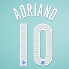Inter Milan 2004-2006 Adriano #10 Homekit Nameset Printing
