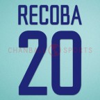 Inter Milan 2002-2004 Recoba #20 3rd Awaykit Nameset Printing