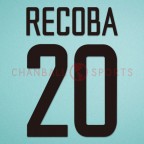 Inter Milan 2002-2004 Recoba #20 Awaykit Nameset Printing