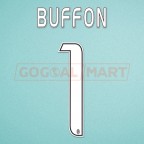 Juventus 2016-2017 Buffon #1 Homekit Nameset Printing