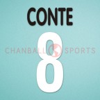 Juventus 2001-2002 Conte #8 Homekit Nameset Printing 