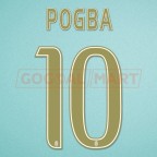Juventus 2015-2016 Pogba #10 3rd Awaykit Nameset Printing