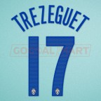 Juventus 2005-2006 Trezeguet #17 3rd Awaykit Nameset Printing