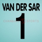 Juventus 2000-2001 Van Der Sar #1 Awaykit Nameset Printing 