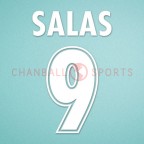 Lazio 1998-2001 Salas #9 Awaykit Nameset Printing 