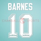 Liverpool 1995-1996 Barnes #10 Homekit Nameset Printing 