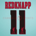 Liverpool 1996-1997 Redknapp #11 Awaykit Nameset Printing 