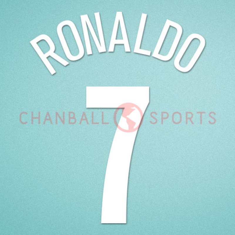FLOCAGE RONALDO #7 Manchester United  Home  Nameset Premier League 
