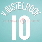 Manchester United 2005-2006 v.Nistelrooy #10 Champions League Awaykit Nameset Printing 