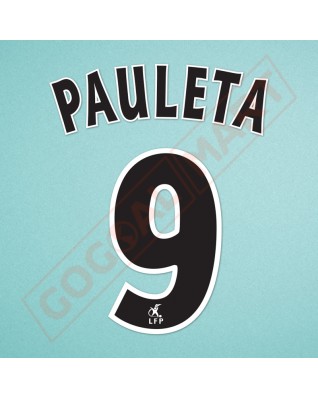 PSG 2003-2004 Pauleta #9 Awaykit Nameset Printing 