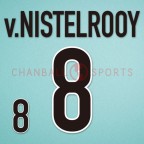 PSV 1998-1999 v.Nistelrooy #8 Homekit Nameset Printing 