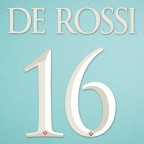 Roma 2006-2007 De Rossi #16 Homekit Nameset Printing
