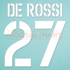 Roma 2003-2004 De Rossi #27 Homekit Nameset Printing