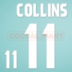 Scotland 1998 Collins #11 World Cup Homekit Nameset Printing