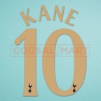 Tottentam 2016-2017 Kane #10 Champions League Awaykit Nameset Printing