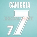 Argentina 1994 Caniggia #7 World Cup Awaykit Nameset Printing 
