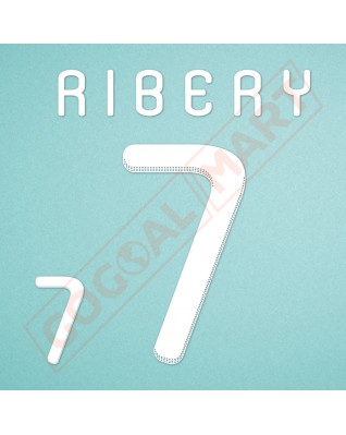 France 2010 Ribery #7 World Cup Homekit Nameset Printing 