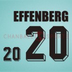 Germany 1994 Effenberg #20 World Cup Homekit Nameset Printing 