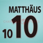 Germany 2000 Matthäus #10 EURO Homekit Nameset Printing 