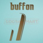 Italy 2006 Buffon #1 World Cup Homekit Nameset Printing