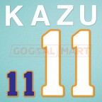 Japan 1994 Kazu #11 World Cup Homekit Nameset Printing