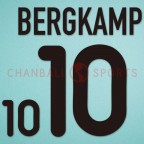Netherlands 2000 Bergkamp #10 EURO Homekit Nameset Printing 