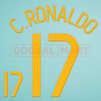 Portugal 2006 C. Ronaldo #7 World Cup Homekit Nameset Printing