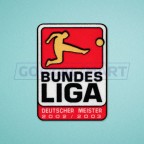 Germany Bundesliga 2002-2003 winner - FC Bayern Munchen Soccer Patch / Badge