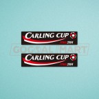 Football League Cup 2004 Carling Cup Final Sleeve Soccer Patch / Badge