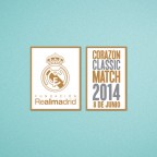 Real Madrid Legends Corazón Classic Match 2014 Soccer Patch / Badge